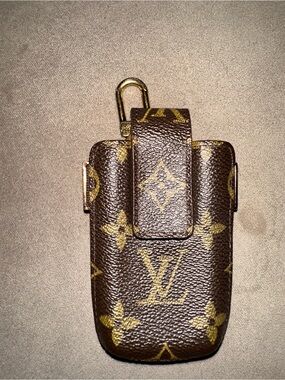 Louis Vuitton Monogram Canvas Clip Bag Charm/ Pouch